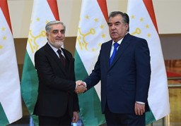 Встреча Лидера нации Эмомали Рахмона с Главой исполнительной власти Исламской Республики Афганистан 