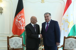 Президент Республики Таджикистан Эмомали Рахмон встретился с Президентом Исламской Республики Афгани